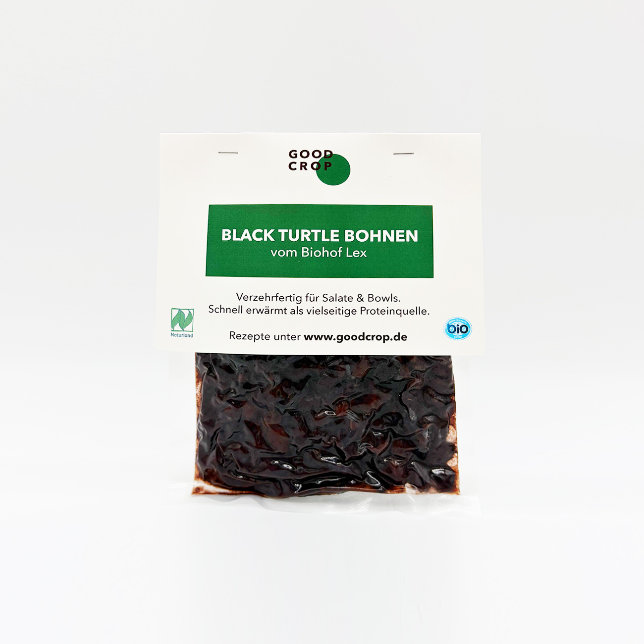 Schwarze Bohnen gegart