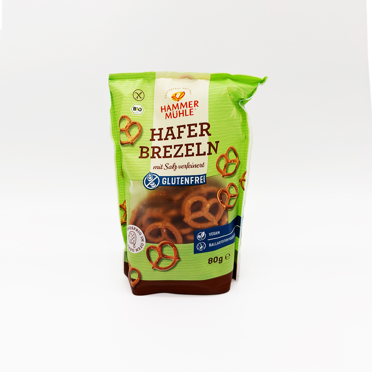 Haferbrezeln mit Salz (glutenfrei)