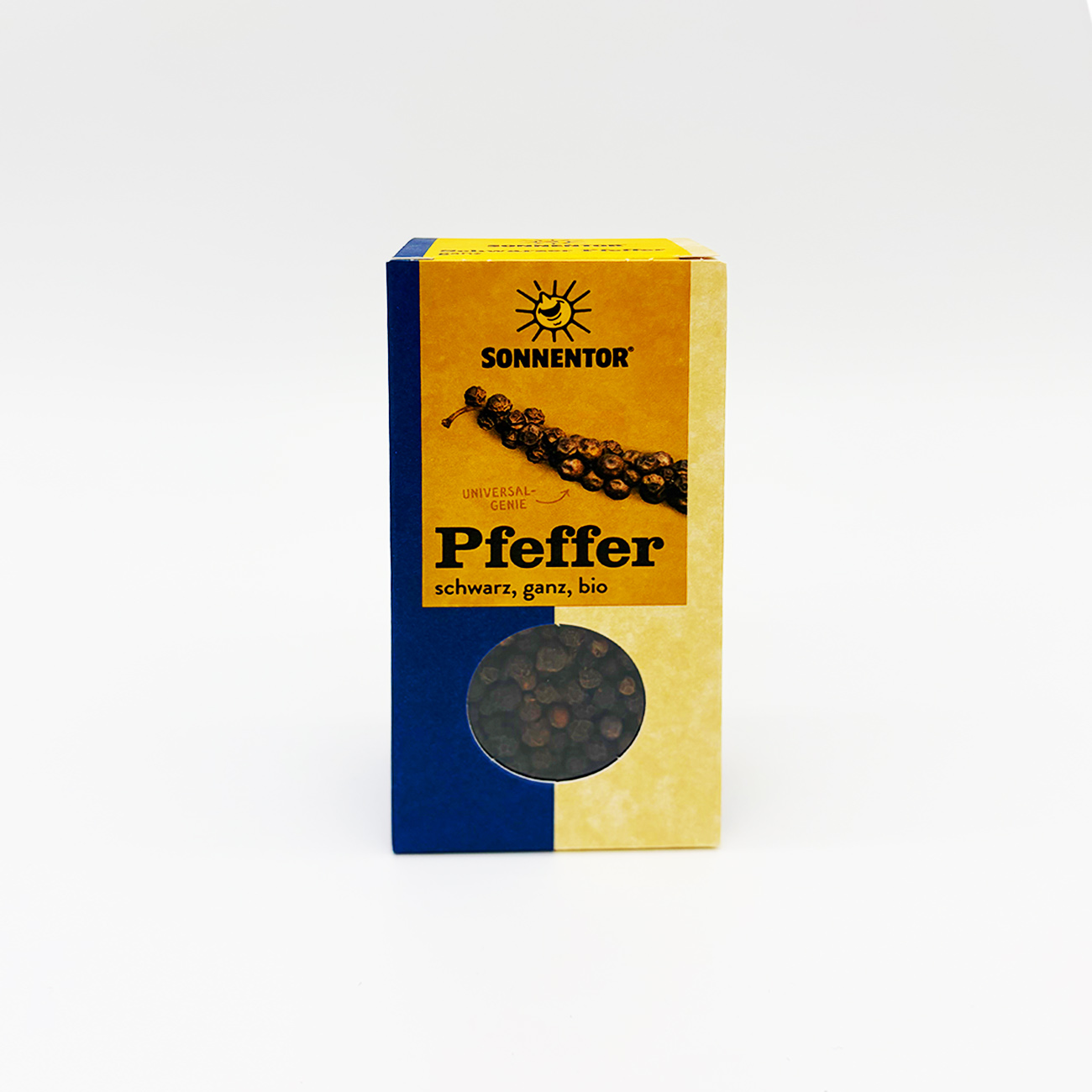 Schwarze Pfefferkörner, ganz