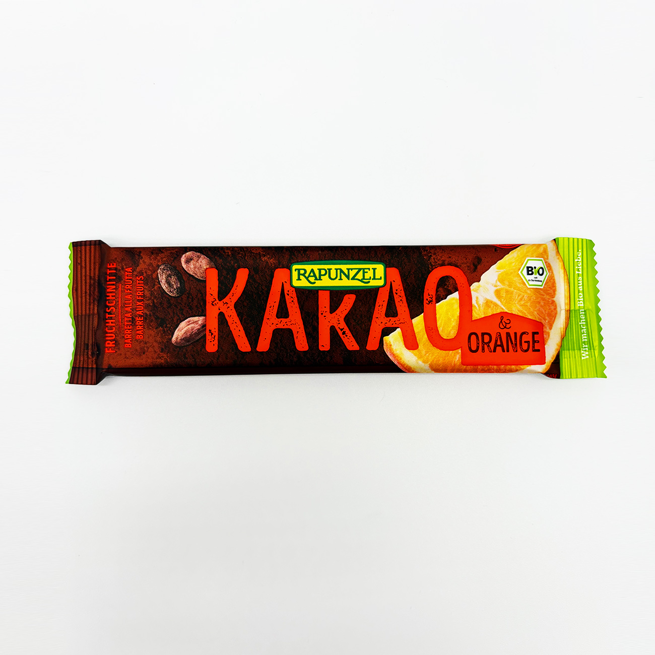 Fruchtschnitte Kakao-Orange