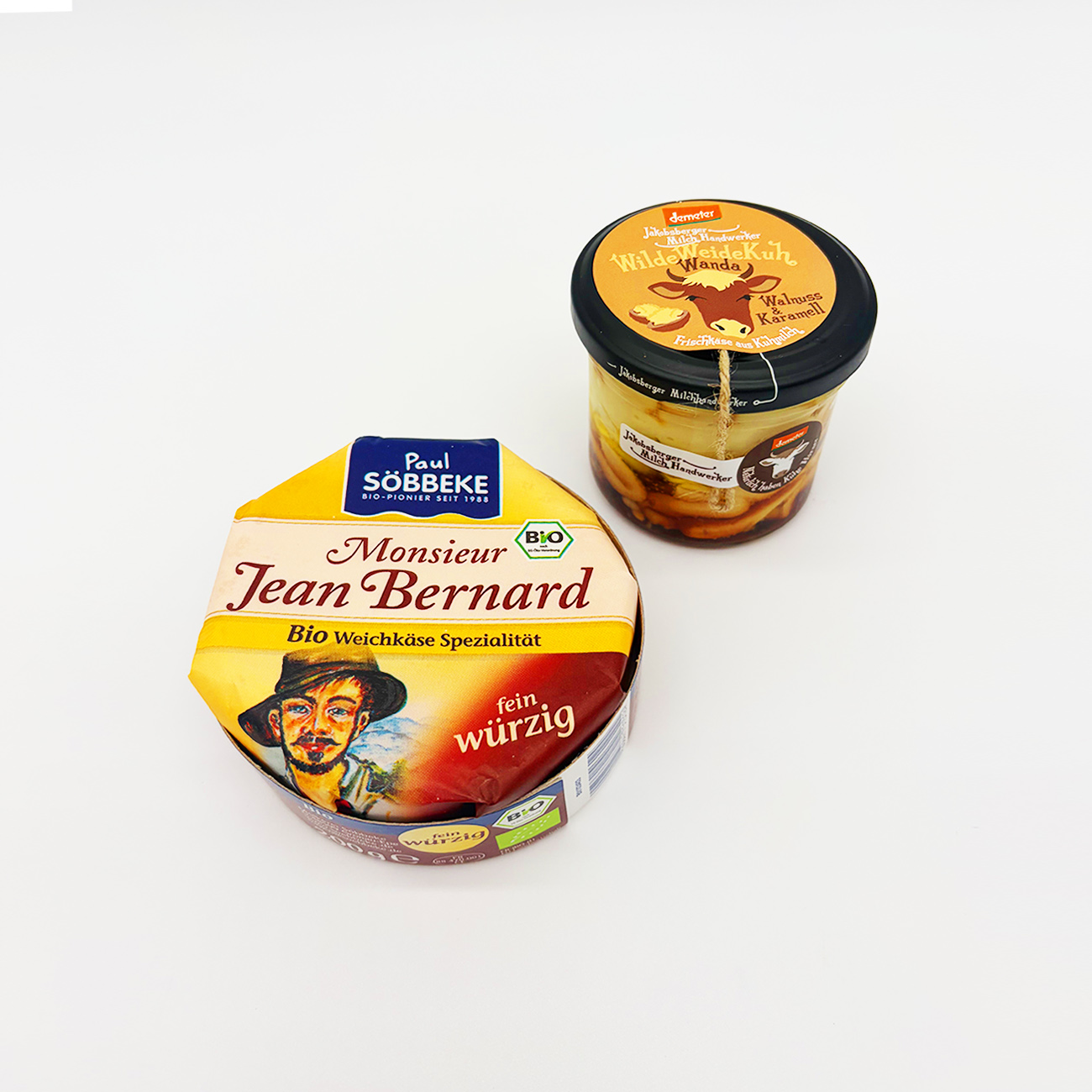 2 Stück Kuh-Käse (wechselnd)